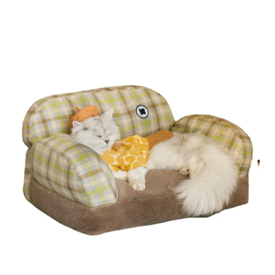 Pets Sofa Beds Winter Fashion Small Cats Nest Blankets Habitats Dog Snuffle Mat Fluffy Light Weight Tapis Chat Gamelle Pet Bed