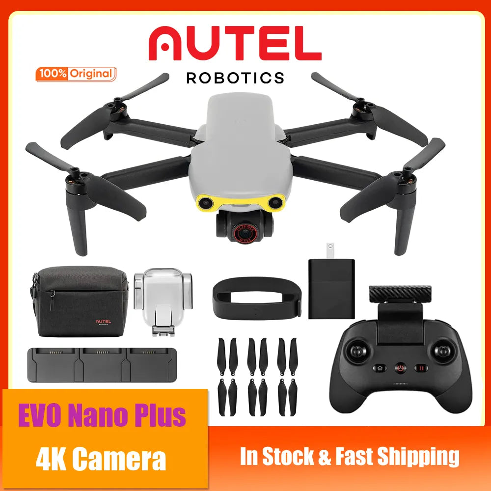 Autel Robotics EVO Nano Plus 249g Mini Drone with 4K Camera 3-Way Obstacle Avoidance Quadcopter UAV PDAF + CDAF RYYB HDR Drone