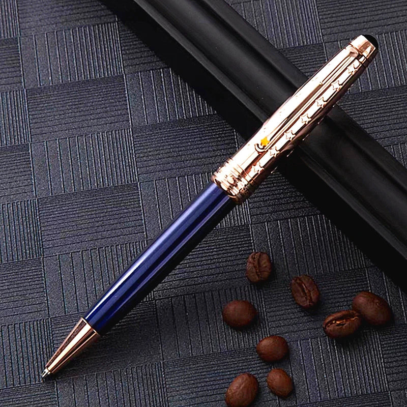 MB Special Edition Petit Prince Starry Rollerball Pen Ballpoint Pen Red & Blue Office Writing Fountain Pens With Serial Number