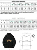 ZAFUL Men's Hoodies Fluffy Fleece Warm Sweatshirts Letters Embroidered Vintage Streetwear Pullover Sudaderas for Autumn Winter