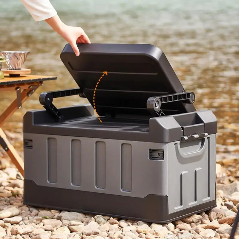 Large Capacity Fishing Tackle Box Multifunctional Fishing Lures Hook Box Foldable Storage Organizer Portable Outdoor Tackle Box