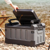 Large Capacity Fishing Tackle Box Multifunctional Fishing Lures Hook Box Foldable Storage Organizer Portable Outdoor Tackle Box