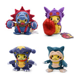 Pokemon Pikachu Cosplay Toys Charizard Snorlax Garchomp Tyranitar Hydreigon Anime Stuffed Plush Cartoon Peluche Dolls