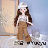 Attractive Eyes 1/6 Bjd Byte Dolls For Kid Girls Birthday Gift Ball-jointed Anime Figure Doll 30cm with Dresses Clothes Dress Up