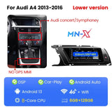 Android 13 CarPlay Auto Radio Intelligent System for Audi A4 B8 A5 2009 2010 - 2016 Car Multimedia Player Stereo GPS Navi Screen