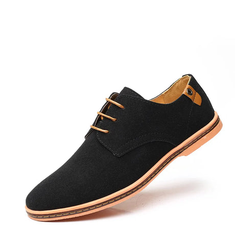 New Men Casual Shoes Lace Up Classic Business British Men Shoes 2024 Summer Oxford Shoes for Male Black Flat Footwear Size 46