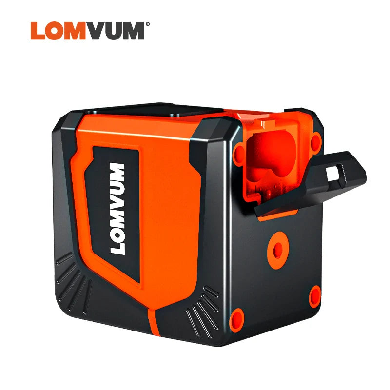 LOMVUM Mini Laser Level Green Beam Horizontal Vertical Cross-Line Powerful Light Source Acurate Measuring Tools Self-leveling