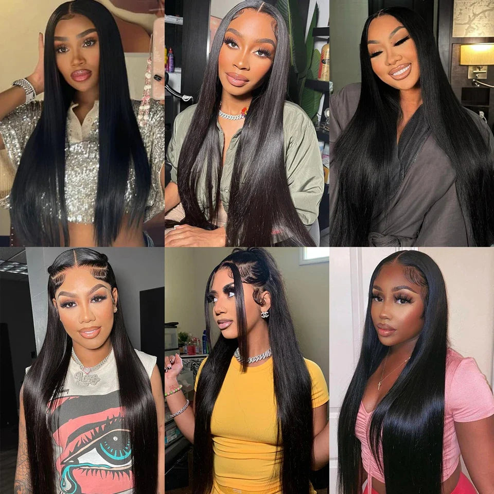 Glueless Wig Human Hair Ready to Wear 5x5 HD Lace Closure Wig 13x4 Lace Front Wig Human Hair Straight 360 Full Lace Wig