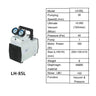 IKEME Lab Oil-free Diaphragm Vacuum Pump Portable Negative Pressure Pump 30L/MIN Laboratory Pump 220V