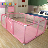 IMBABY Baby Playground Home Baby Playpen Football Basketball Playpen for Children Large Baby Safety Fence Balls for Dry Pool