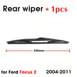 BROSHOO Wiper Front Rear Wiper Blades Set For Ford Focus 2 2004-2011 Windshield Windscreen Front Rear Window 26"+17"+14"