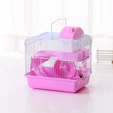 Double-layer Hamster Cage Glamping Accessories Mouse Toy Villa Small House Hideout Hut