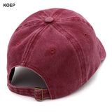 KOEP MOM And DAD Baseball Cap Fishing Caps Men Outdoor Women Washed And Worn Pregnancy Announcement Hats 3D Embroidery