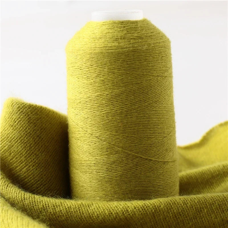 high-quality Fine Cashmere Yarn Crochet Wool Line for knitting Thread Genuine Hand-knit pure Cashmere Woven Yarn Soft Warm 400g