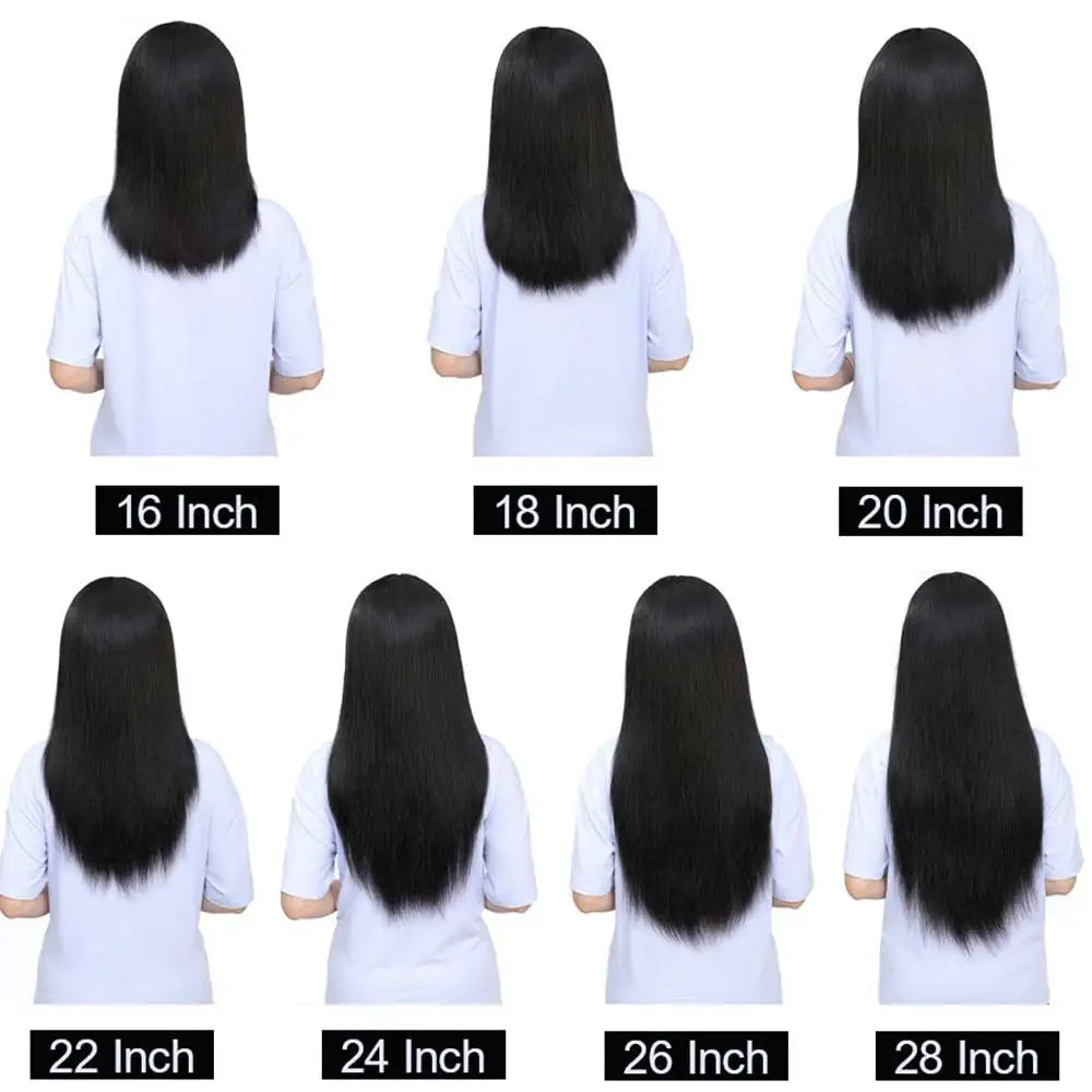 100% Human Hair Wigs Straight Hair With Bang Fringe For Women Brazilian Bob Wig Glueless Full Machine Made With Bangs 30 Inch