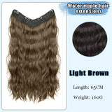 AS-Part Synthetic Clip In Hair Extension Long Thick Curly Natural Blonde Flase Hair Hairpieces For Women Heat Resistant