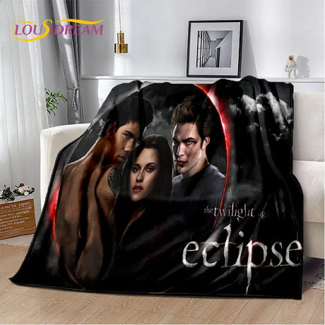 The Twilight Saga HD Printed Soft Plush Blanket,Flannel Blanket Throw Blanket for Living Room Bedroom Bed Sofa Picnic Cover Kids