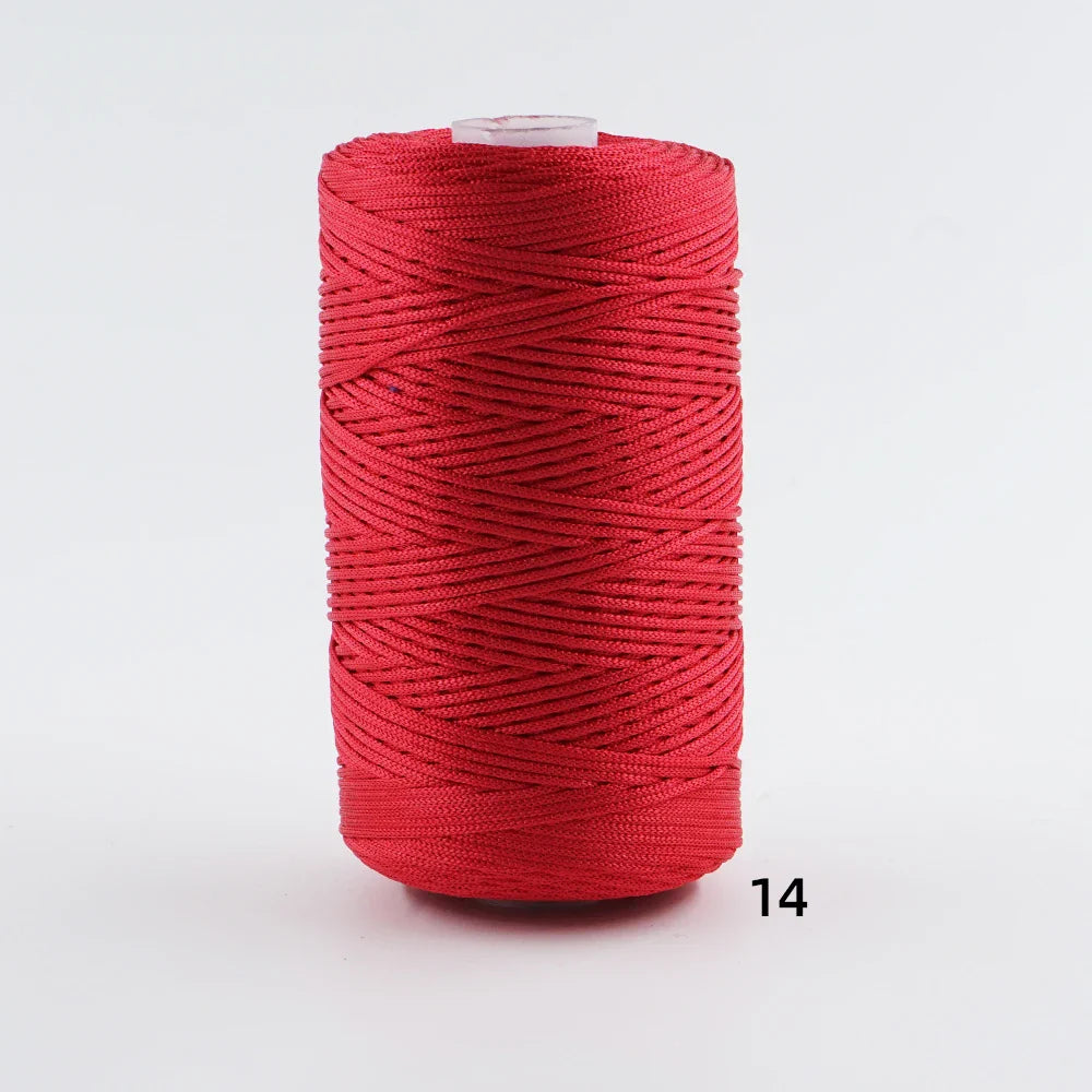 1Pc 100g 1.5mm Thin Ice nylon Yarns For Knitting And Crochet diy bag shoes hat hollow Yarn Thread Crochet Line DIY Bracelet mat