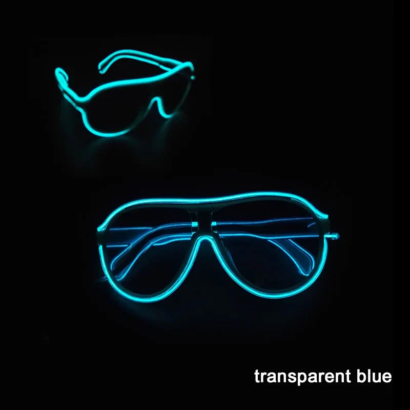 Funny Luminous LED Children‘s Glasses Glow Sunglasses Neon Light Glasses For Kids Halloween Festival Supplies