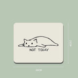 Mouse Mat Cat Mause Pad Cute Cartoon Gaming Pad Anti-slip Padding Office Accessories for Desk Simple Mousepad Small Table Pads