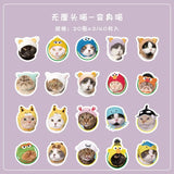 40 Pcs Cute Cat Stickers Kawaii Kitty Sticker Waterproof Cats Vinyl Decals Funny Kitten Decor For Decorations Scrapbook Journal