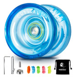 MAGICYOYO Responsive Crystal YoYo K2, Plastic Yo Yo for Kids, Beginner Replacement Unresponsive Bearing for Advancer