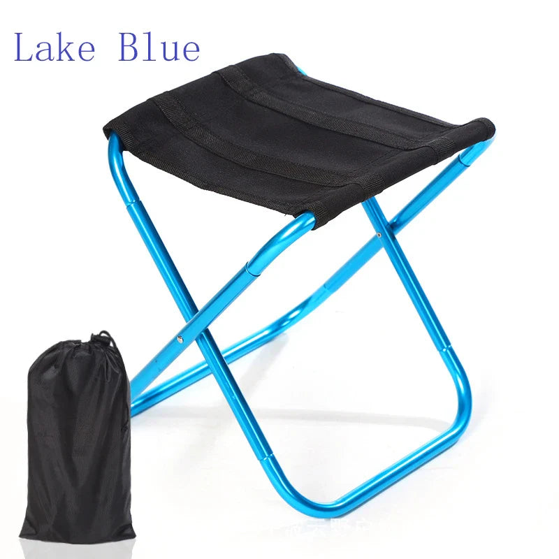 Folding Small Stool Bench Stool Portable Outdoor Mare Ultra Light Subway Train Travel Picnic Camping Fishing Chair Foldable