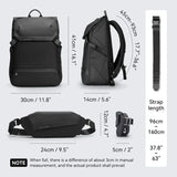 Mark Ryden 15.6 Inch USB Charging Business Briefcase Shoulder Waist Bag For Man WomenWaterproof Multi-Use Laptop Backpack