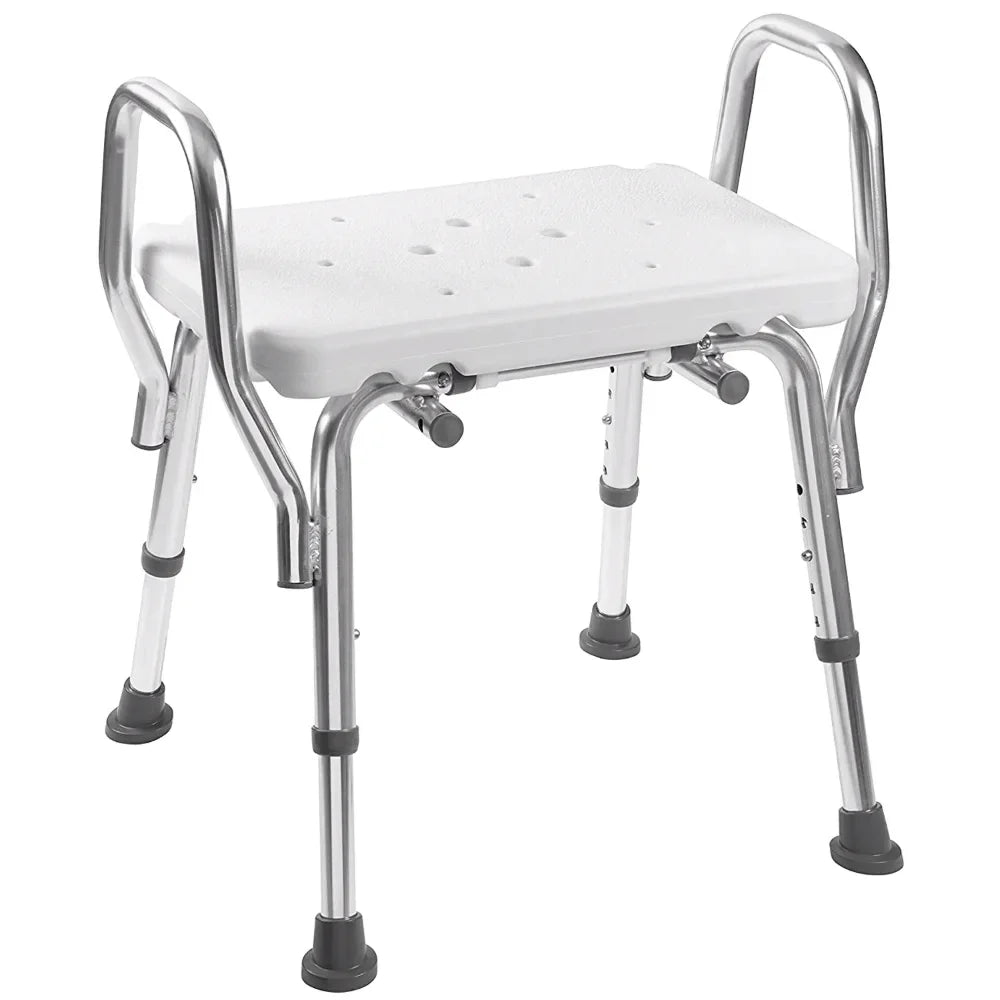 Shower Chair, 16-20"H, 19 x 13 Seat, 350 lb Capacity  Seat   Stool  Bathroom Chair   Furniture