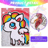 Diamond Painting by Number Kits for Kids Deer Unicorn Owl Crystal Rhinestone Diamond Embroidery Paintings Pictures Arts Craft