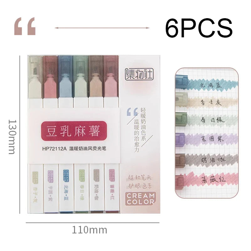 Pastel Highlighters Aesthetic Cute Bible Highlighters and Pens for Journal Planner Notes School Office Supplies