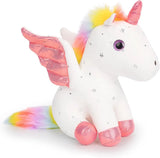 Plush Unicorn Stuffed Animal Cute Plush Toy Gift for Girls Soft Pillow Birthday Present Unicorn Stuff for Baby Toddler Kids