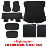 Fits New Tesla Model Y 3 Highland Floor Mat Trunk Luggage Mat LHD RHD 2017 to 2024 Left Right Rudder Four Seasons Floor Liner