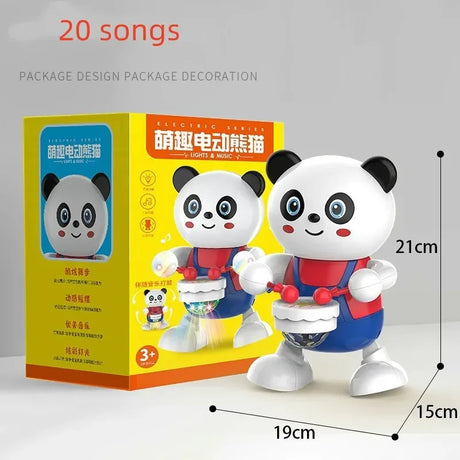 Robot Rabbit Dancing Sing Song Electronic Bunny Music Robotic Animal Beat Drum With LED Cute Electric Pet Toy Kids Birthday Gift