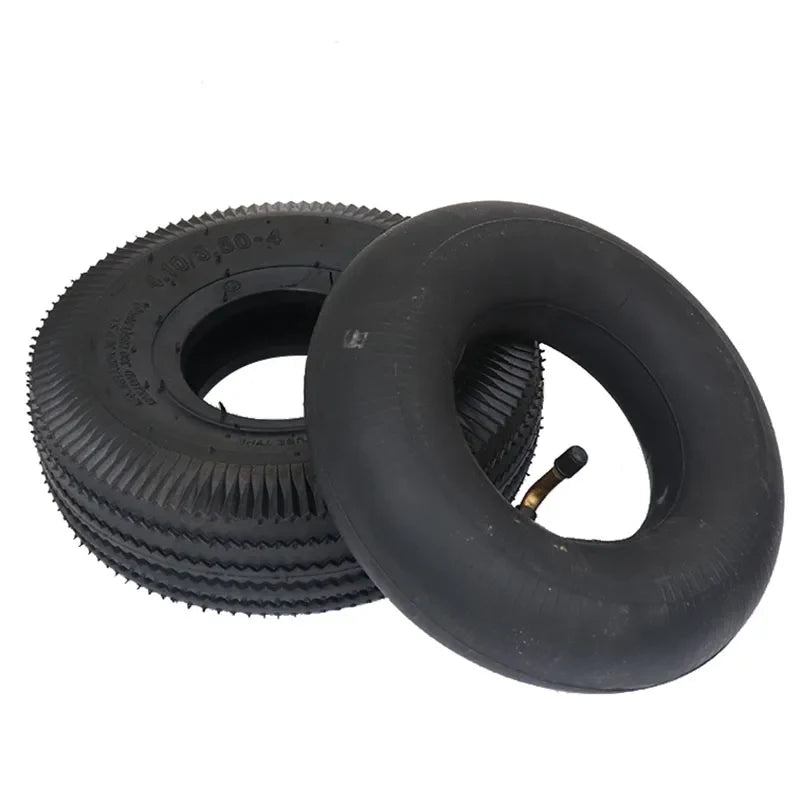 4.10/3.50-4 Tires 4.10-4 3.50-4 Tyre And Inner Tube for Electric Tricycle, Trolley,Electric Scooter,warehouse Car Tire Parts