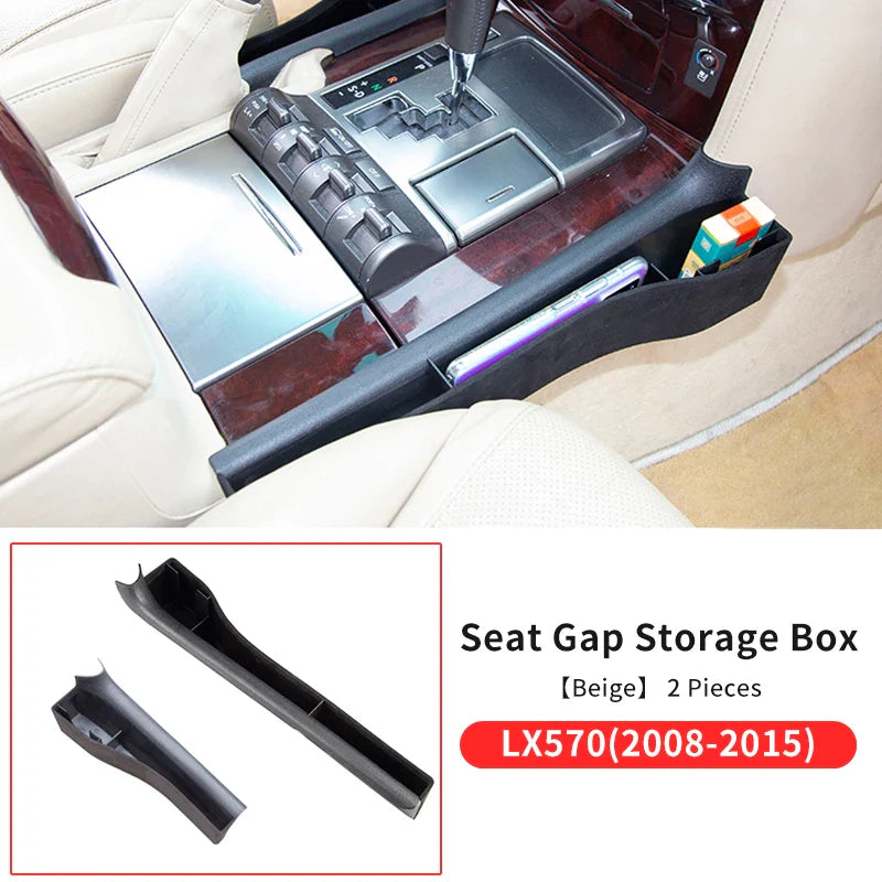 Seat Gap Multifunctional Tray For Lexus LX 570 LX570 2021-2008 Interior Accessories Central Control Storage Box Modification