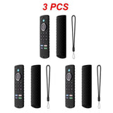 1~4PCS For Amazon Fire TV Stick 4K TV Stick Remote Silicone Case Protective Cover Skin Remote Control Protection Silicone Cover