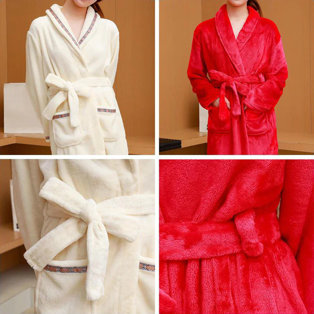 Women’s Soft Plush Pajamas Bathrobe Replacement Belts Solid Flannel Wrap Tie Waist Belt