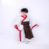 Chinese robe ancient scholar student costumes children adult Kimono China Traditional Vintage Ethnic cosplay Kid Costume Hanfu