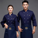 Chef Uniform Restaurant Kitchen Jacket Cooking Bakery Short/full Sleeve Plus Size Catering Food Service Breathable Collar Coat