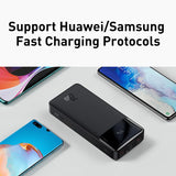 Baseus Power Bank 30000mAh Mobile Phone Charger Portable External Battery Powerbank Quick Charge For IPhone 13 Xiaomi Poverbank