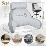 All Season Reading Pillow Comfortable Soft Detachable Lumbar Support Cushions Office Sofa for Chair Bed  Backrest with Headrest