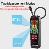 Handheld Combustible Gases Leak Detector Natural Gases Leakage Tester Portable Combustible Gases Concentration Analyzer Meter