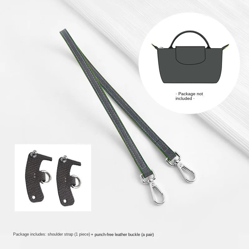 HAVREDELUXE Bag Strap For Longchamp Mini Bag Free Punching Modification Transformation Accessories for Mini Bag Shoulder Strap