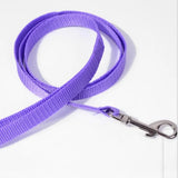 100PC 6Colors 110cm*1.5cm Nylon Pet Dog Leash Harness Dog Collar Walking Training Leash Cats Dog Harness Collar Leash Strap Belt