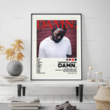 Kendrick Lamar Good Kid Maad City Hip Hop Music Album Cover Poster Prints Wall Art Painting Picture Photo Gift Room Home Decor