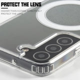 For MagSafe S22 S21 S20 Case ,For Samsung S20 S21 S22 Ultra For Note 20 Ultra Case Shockproof Shell,Transparent Magnetic Phone