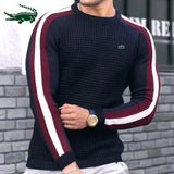 High quality Spring and Autumn men's long sleeved T-shirt Fashion casual sports round neck fitness running long sleeved T-shirt