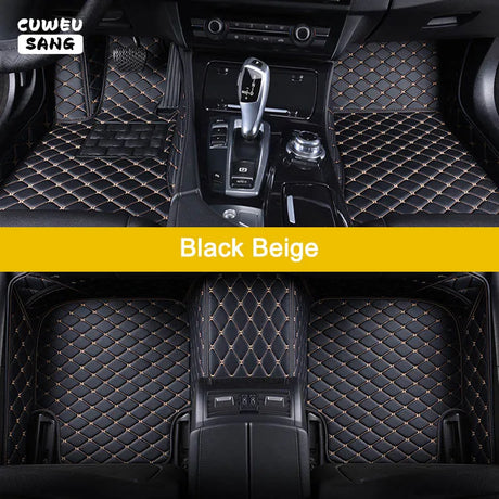 CUWEUSANG Custom Car Floor Mats For BMW 3 E90 2004-2012 Years Auto Accessories Foot Carpet