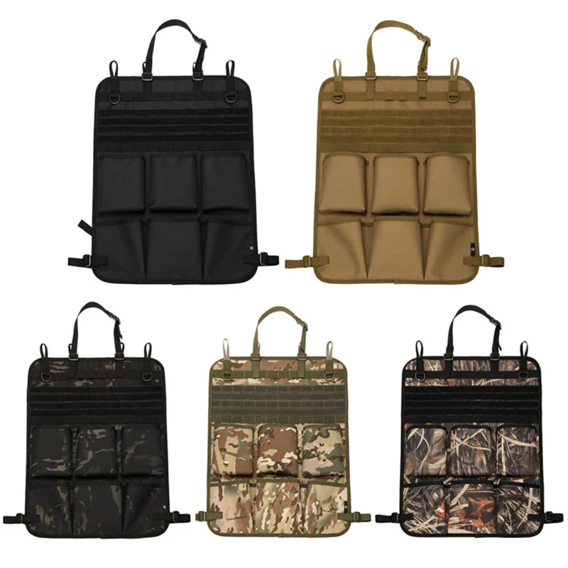 Car Organizer Seat Back Storage Bag Multifunction Camo Hanging Bags Car Stowing Tidying Pocket  Interior Accessories 1 Piece